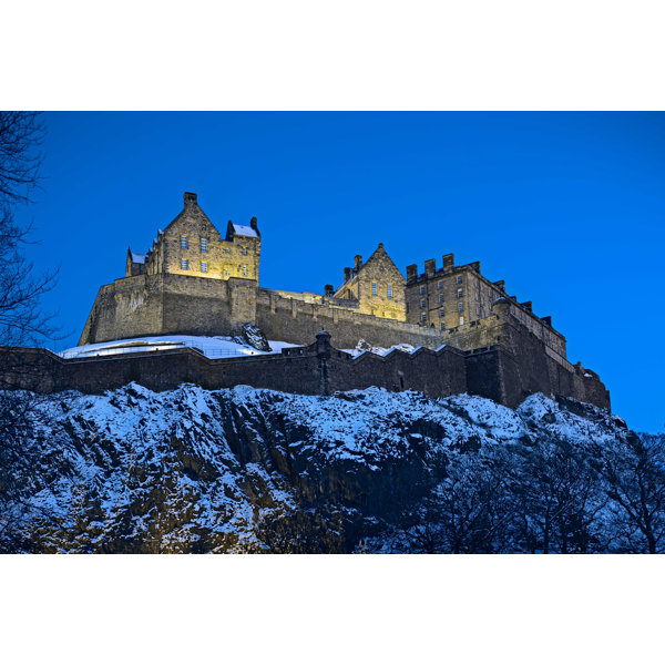 Millwood Pines Edinburgh Castle, Scotland On Canvas by Godrick